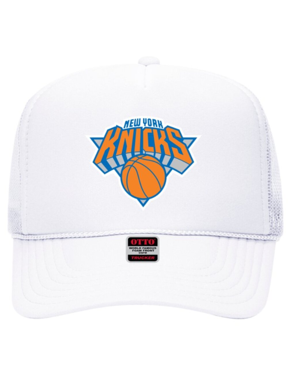 Brand New - White New York Knicks Trucker Hat